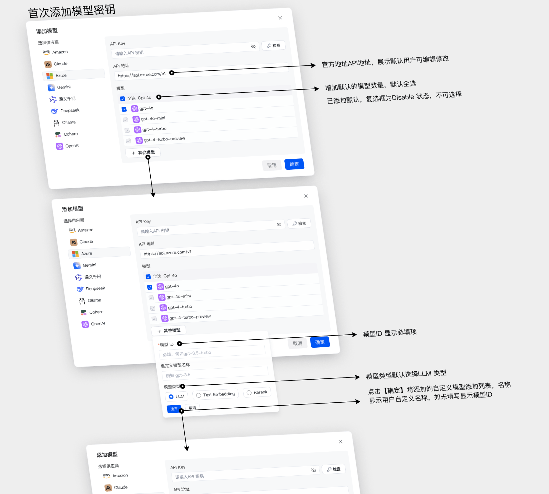 添加自定义模型操作